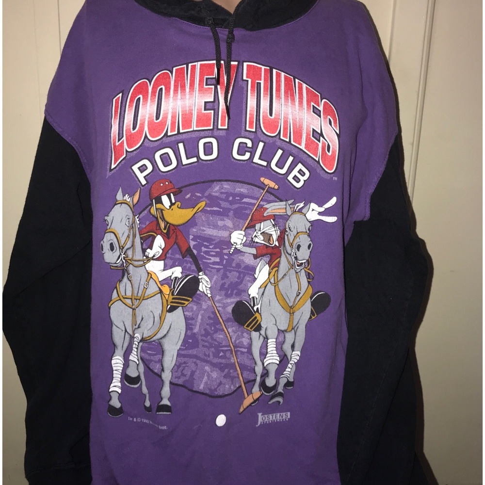 Vintage ‘93 Looney Tunes Polo Club Hoodie